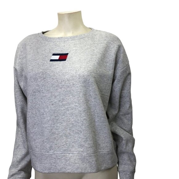 TOMMY HILFIGER‎ SPORTS women drop shoulder SWEATSHIRTS MD nwt - Picture 1 of 8